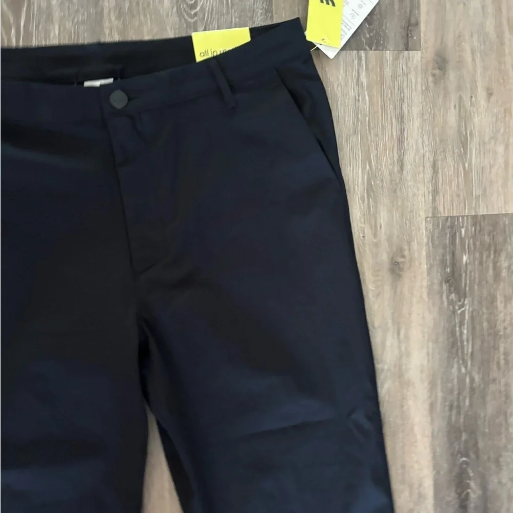 Men's All In Motion Black 360 Lifestyle Trouser Pants Sz-36x30 NWT Reg Fit